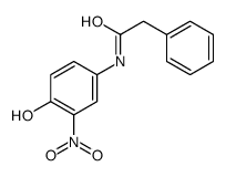 N-(4-hydroxy-3-nitrophenyl)-2-phenylacetamide结构式