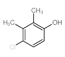 Phenol,4-chloro-2,3-dimethyl-结构式