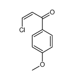 (αE)-β-Chloro-4'-methoxyacrylophenone结构式