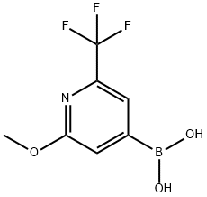 2-甲氧基-6-(三氟甲基)吡啶-4-硼酸图片