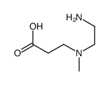 beta-Alanine, N-(2-aminoethyl)-N-methyl- (9CI)结构式