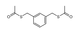 Thioacetic acid S-(3-acetylsulfanylmethyl-benzyl) ester结构式