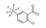 1-chloro-2-nitro-4-pentafluorosulfanylbenzene Structure