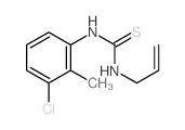 Thiourea,N-(3-chloro-2-methylphenyl)-N'-2-propen-1-yl-结构式