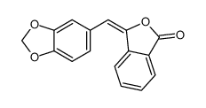 3-(1,3-benzodioxol-5-ylmethylidene)-2-benzofuran-1-one结构式