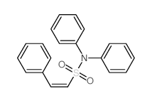 (Z)-N,N,2-triphenylethenesulfonamide structure