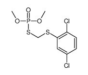 1,4-dichloro-2-(dimethoxyphosphorylsulfanylmethylsulfanyl)benzene结构式