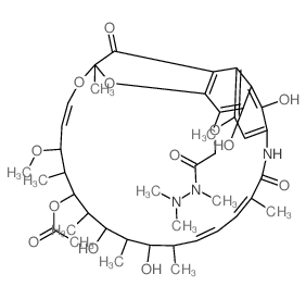 Rifamycin, 4-O-(2-oxo-2-(trimethylhydrazino)ethyl)- (9CI) picture