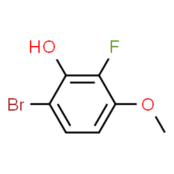 4-Bromo-2-fluoro-3-hydroxyanisole structure