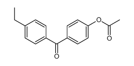 4-ACETOXY-4'-ETHYLBENZOPHENONE structure