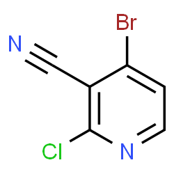4-Bromo-2-chloronicotinonitrile Structure