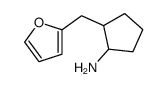 2-(furan-2-ylmethyl)cyclopentan-1-amine Structure