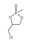2-methyl-4-chloromethyl-1,3,2-dioxaphospholane 2-oxide结构式