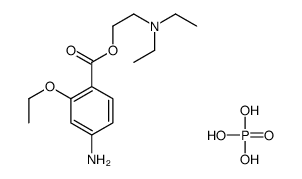 2-(4-amino-2-ethoxybenzoyl)oxyethyl-diethylazanium,dihydrogen phosphate结构式