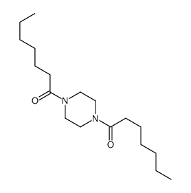 1,4-Diheptanoylpiperazine structure