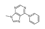 9-methyl-6-pyridin-1-ium-1-ylpurine Structure