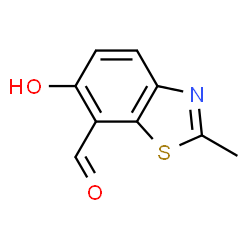 7-Benzothiazolecarboxaldehyde,6-hydroxy-2-methyl-(9CI) picture