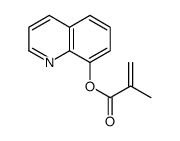 quinolin-8-yl 2-methylprop-2-enoate Structure