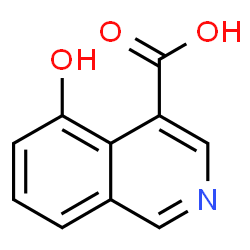 5-hydroxyisoquinoline-4-carboxylic acid Structure