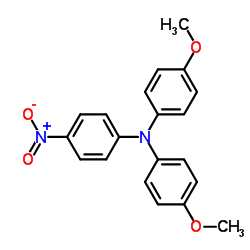 4-硝基-4’,4''-二甲氧基三苯胺结构式