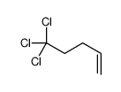 5,5,5-trichloropent-1-ene Structure