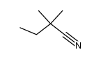 2,2-dimethylbutyronitrile结构式