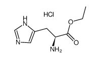 (S)-1-ETHOXYCARBONYL-2-(3H-IMIDAZOL-4-YL)-ETHYLAMINE HCL Structure