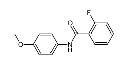 2-Fluoro-N-(4-methoxyphenyl)benzamide structure