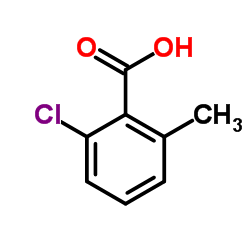 2-Chloro-6-methylbenzoic acid Structure
