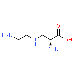 (R)-2-Amino-3-(2-aminoethylamino)propionic acid Structure