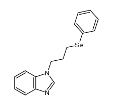 1-[3-(phenylselanyl)propyl]-1H-benzimidazole结构式
