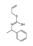 prop-2-enyl N-(1-phenylethyl)carbamodithioate Structure