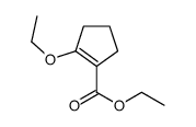 ethyl 2-ethoxycyclopentene-1-carboxylate结构式