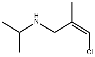 (Z)-3-Chloro-N-isopropyl-2-methyl-2-propen-1-amine structure