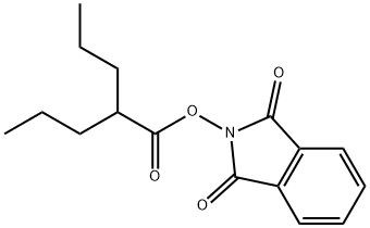 1,3-二氧代异吲哚啉-2-基 2-丙基戊酸酯结构式
