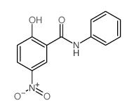 Benzamide,2-hydroxy-5-nitro-N-phenyl-结构式