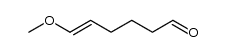 6-Methoxy-5-hexen-1-al (cis/trans)结构式