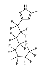 3-(PERFLUORO-N-OCTYL)-5-(METHYL)PYRAZOLE结构式