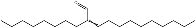 2-Octyl-2-dodecenal结构式