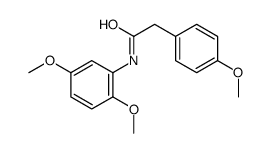 N-(2,5-Dimethoxyphenyl)-2-(4-methoxyphenyl)acetamide Structure