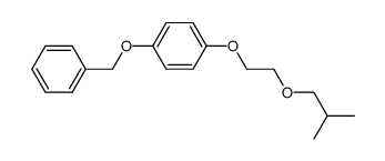4-[2-(2-methylpropoxy)ethoxy]phenyl benzyl ether结构式