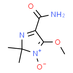 2H-Imidazole-4-carboxamide,5-methoxy-2,2-dimethyl-,1-oxide(9CI)结构式
