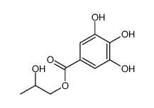 2-hydroxypropyl 3,4,5-trihydroxybenzoate结构式