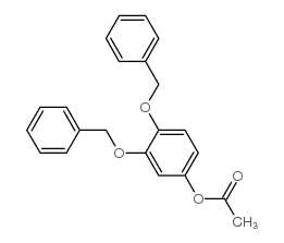 Phenol,3,4-bis(phenylmethoxy)-, 1-acetate structure