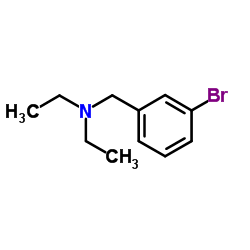 N-(3-溴苯甲基)-N-乙基乙胺结构式