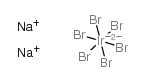 Sodium hexabromoiridate(IV) Structure