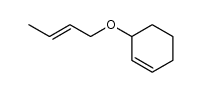 3-(but-2-en-1-yloxy)cyclohex-1-ene结构式