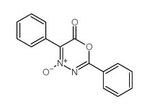 6H-1,3,4-Oxadiazin-6-one,2,5-diphenyl-, 4-oxide结构式