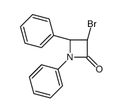 (3S,4S)-3-bromo-1,4-diphenylazetidin-2-one Structure