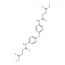 dimethyl 4,4'-[oxybis(benzene-4,1-diylimino)]bis(4-oxobutanoate)结构式